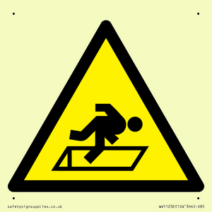 W914  Warning: Open pit